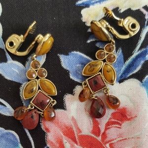 Vintage clip on earrings